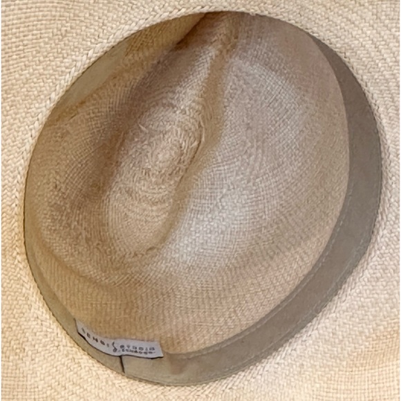🌟2xHP🌟Sensi Studio Wide Brim Panama Hat Ecuadorian Straw Neon Orange Fuchsia - Picture 10 of 13
